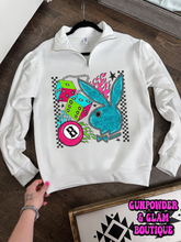 Load image into Gallery viewer, Grunge Bunny Quarter Zip
