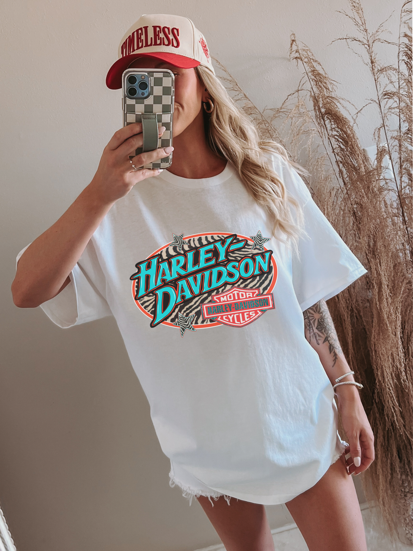 Zebra Harley TEE or CREWNECK