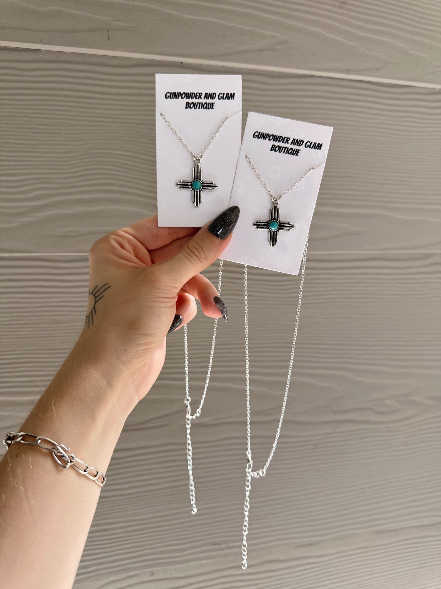 Turquoise Zia Necklace