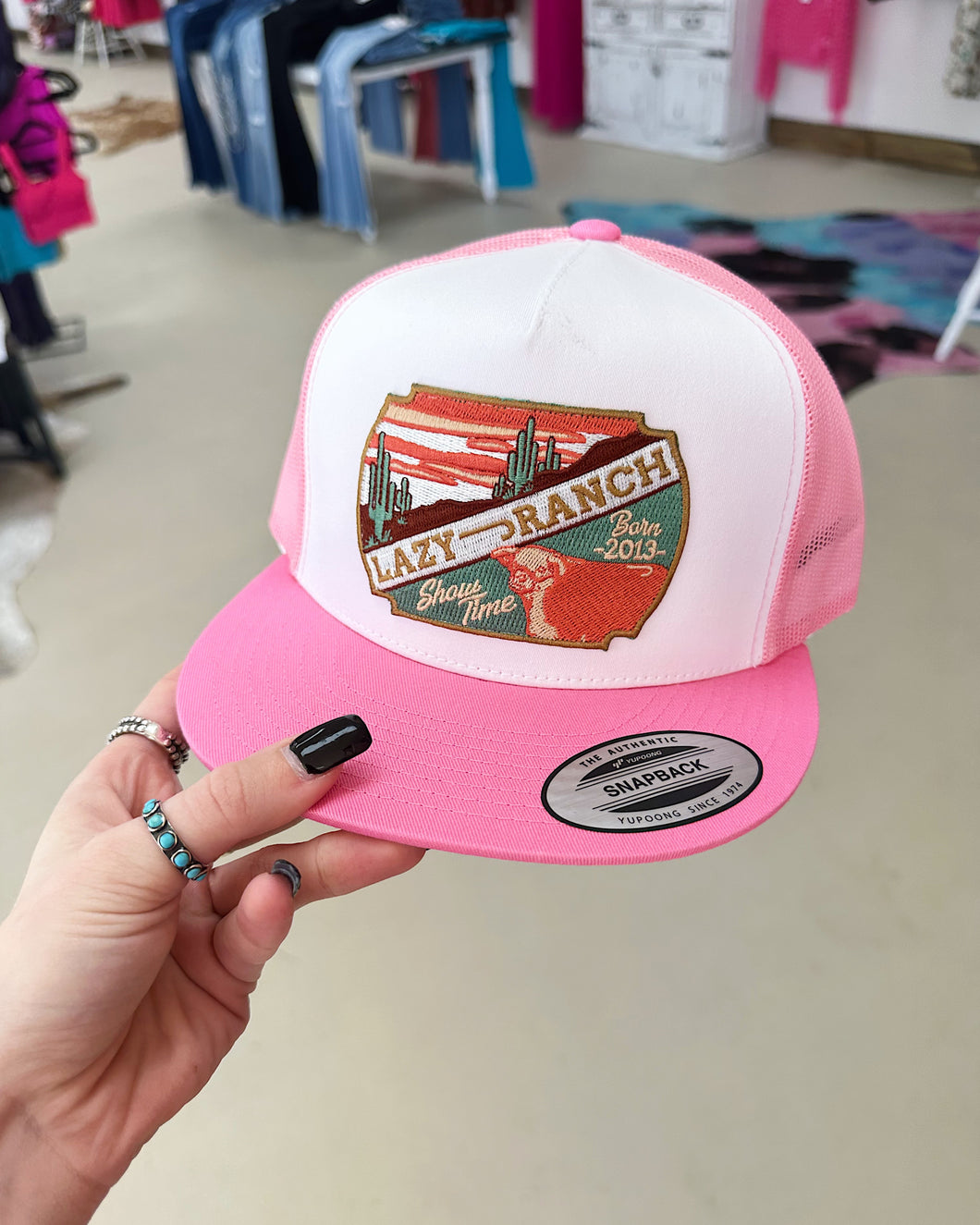 Lazy J Desert Hat (Pink)
