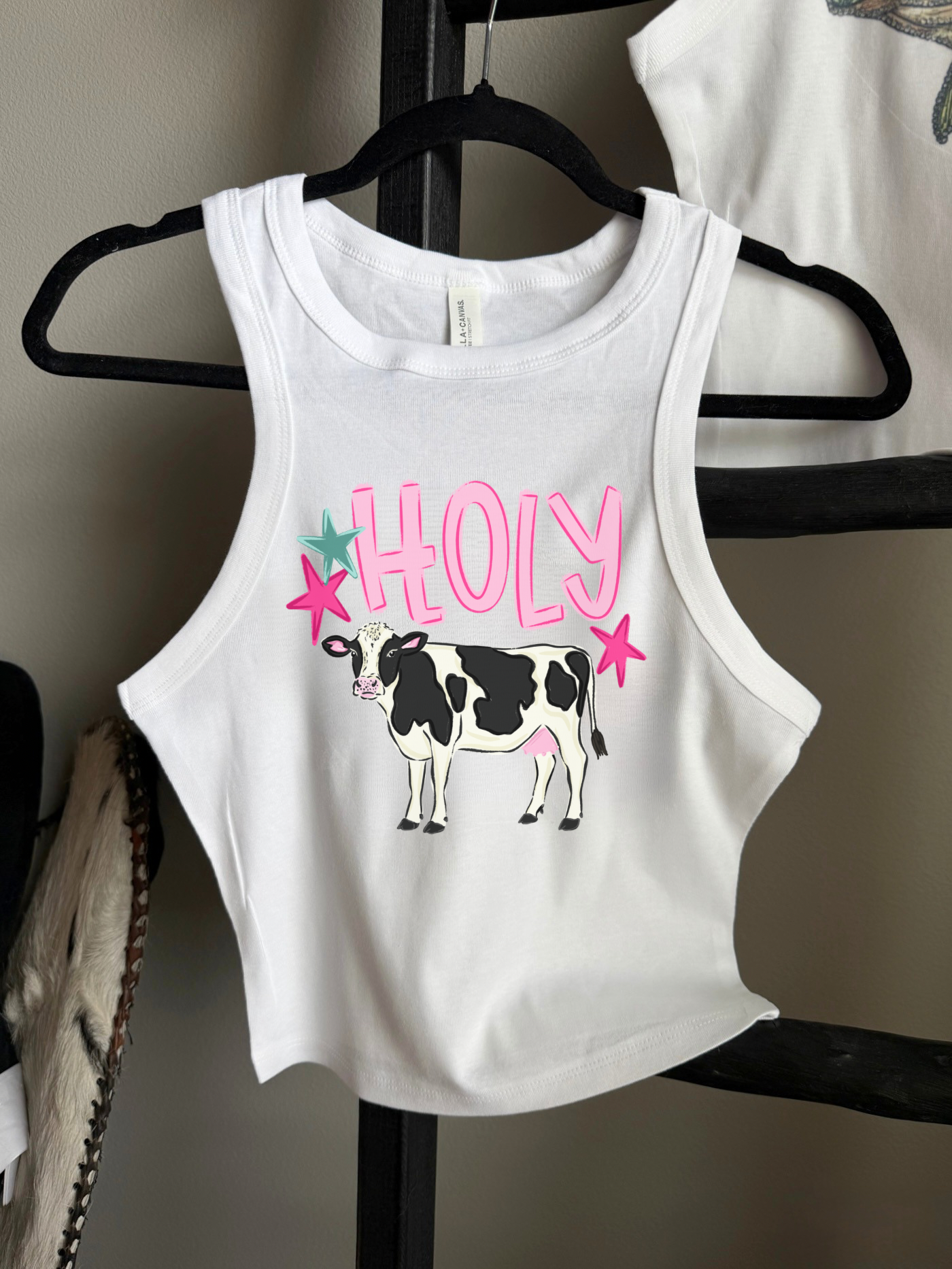 Holy Cow Cropped Tank