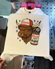 Load image into Gallery viewer, Punchy Highland TEE or CREWNECK
