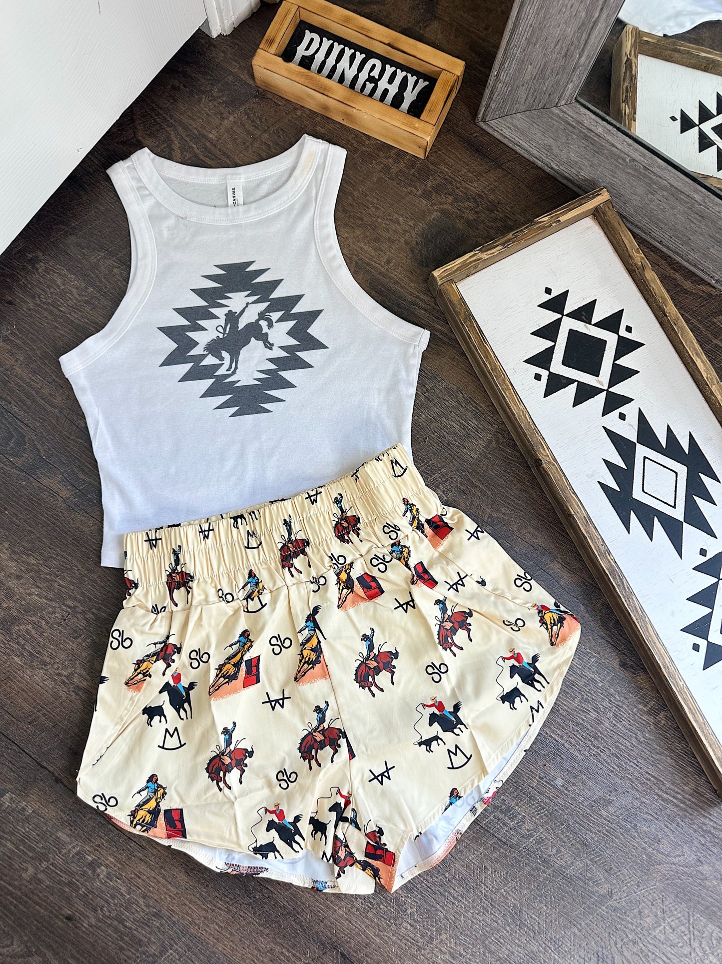Vintage Cowboy Shorts
