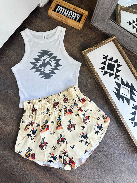 Vintage Cowboy Shorts