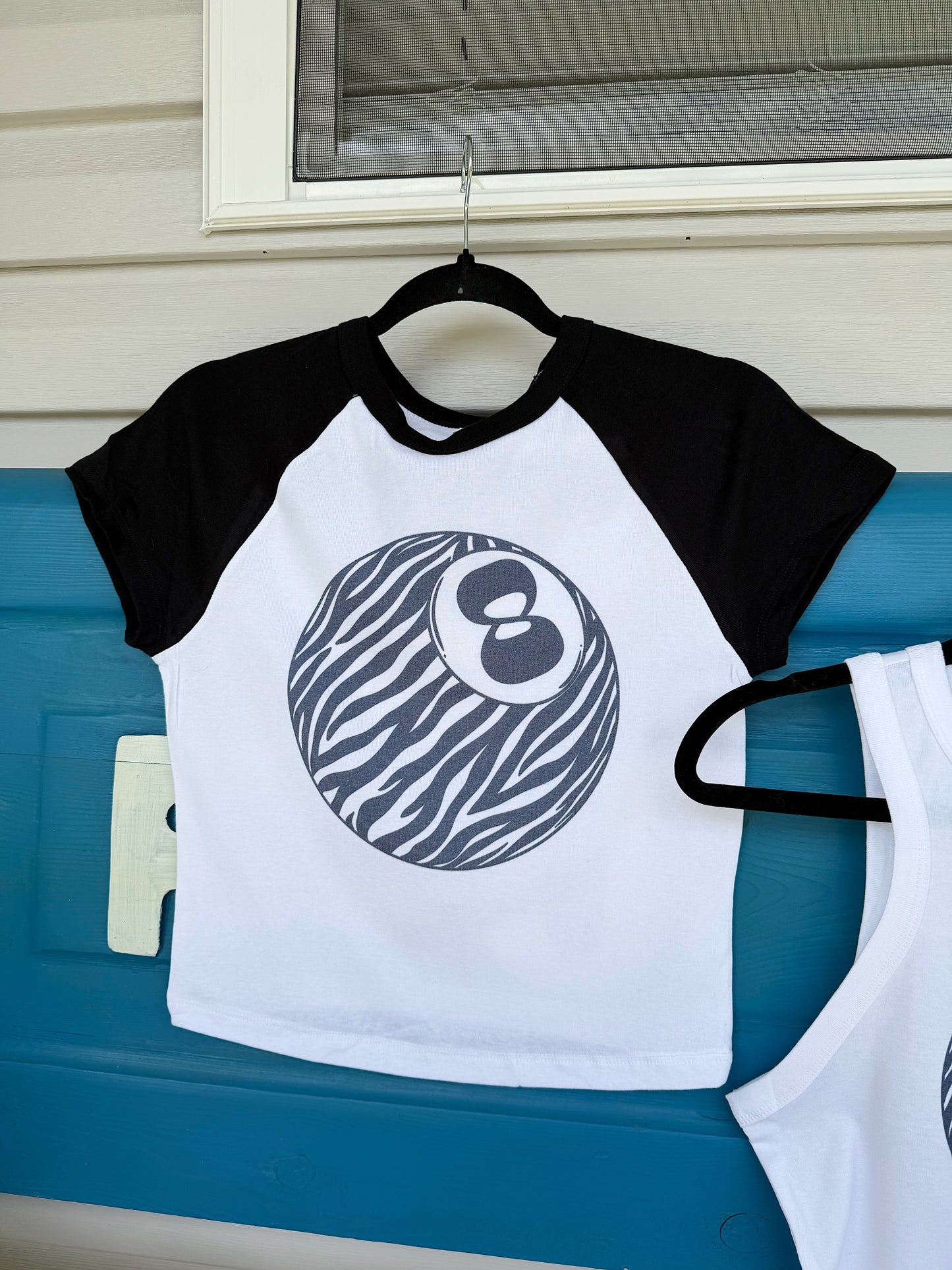 Zebra 8 Ball Baby Tee