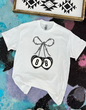 Load image into Gallery viewer, Barbed Wire Bow Tee or Crewneck
