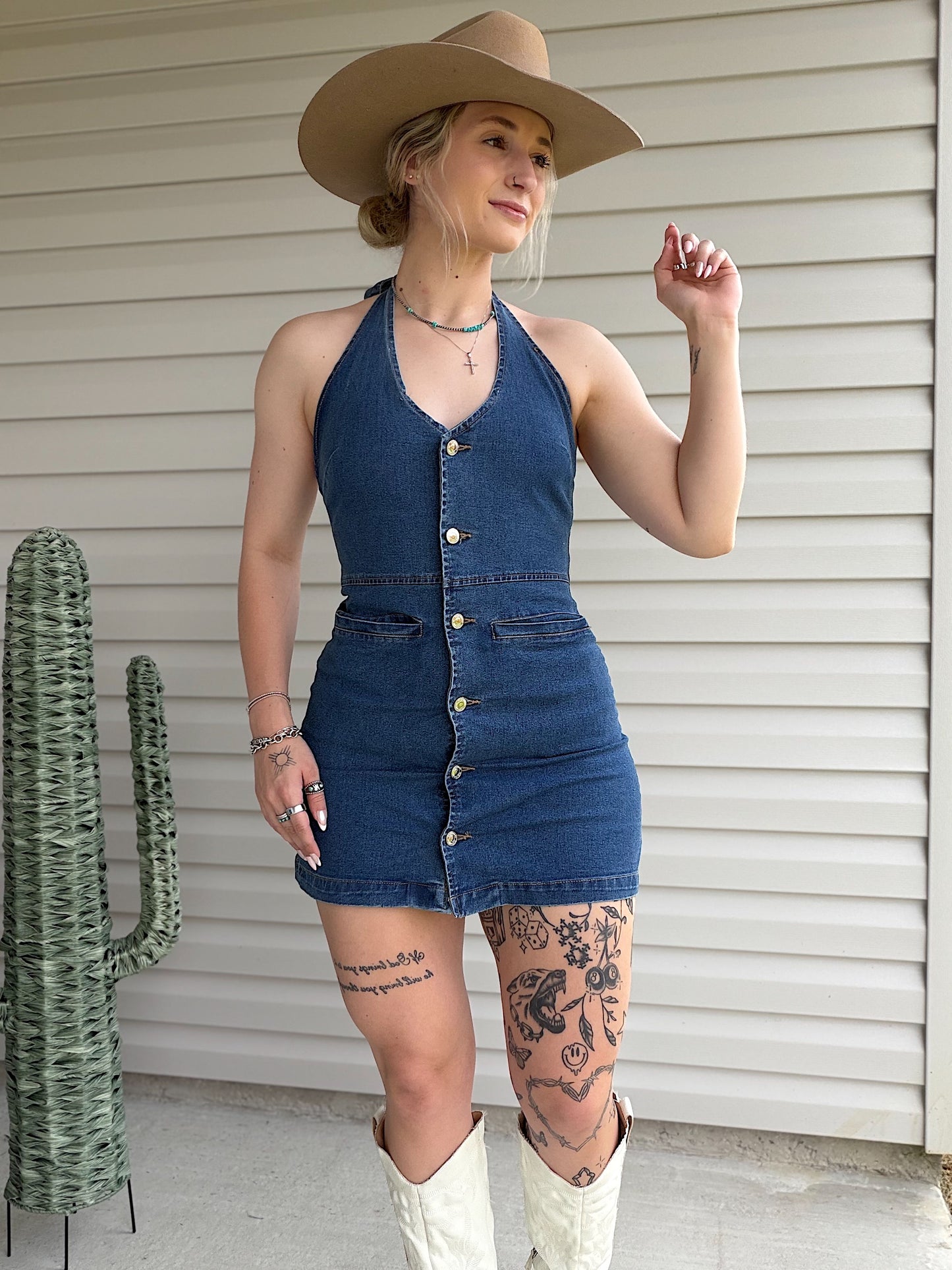 The Bluebell Denim Dress