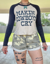 Load image into Gallery viewer, Makin’ Cowboys Cry Crop
