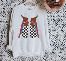 Load image into Gallery viewer, Checkered Chaps TEE or CREWNECK
