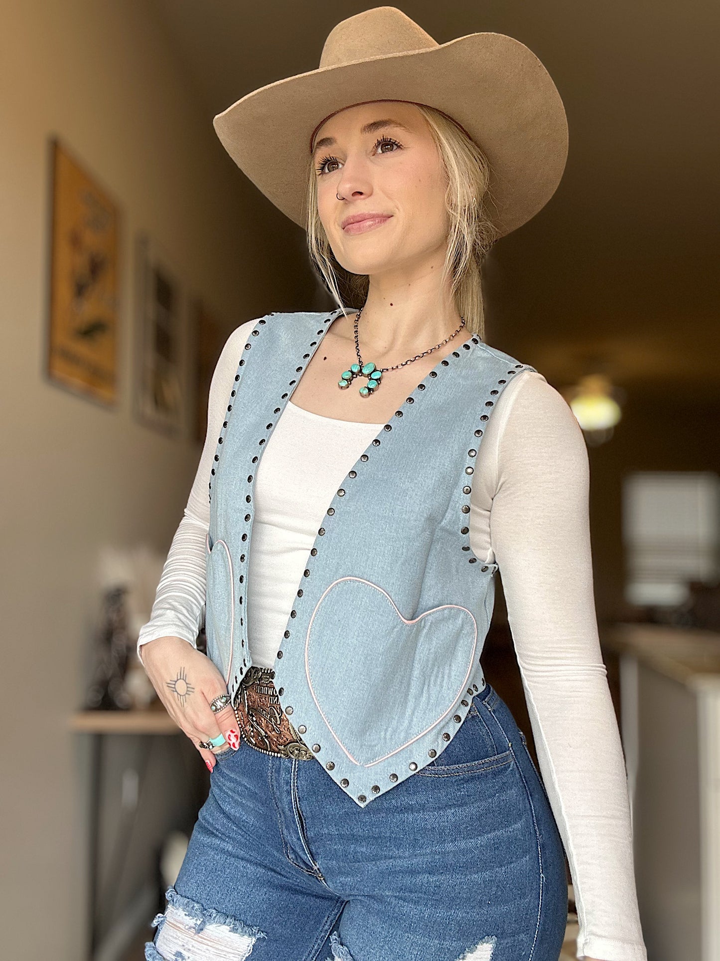4 The Love Of Denim Vest