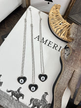 Load image into Gallery viewer, 8 Ball Heart Necklace
