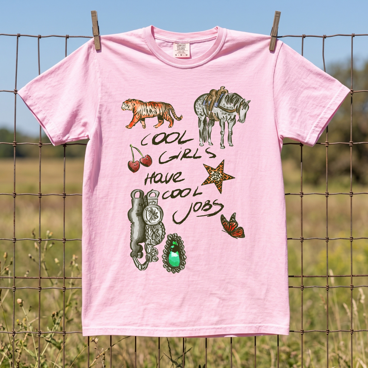 Cool Girls, Cool Jobs COMFORT COLORS TEE