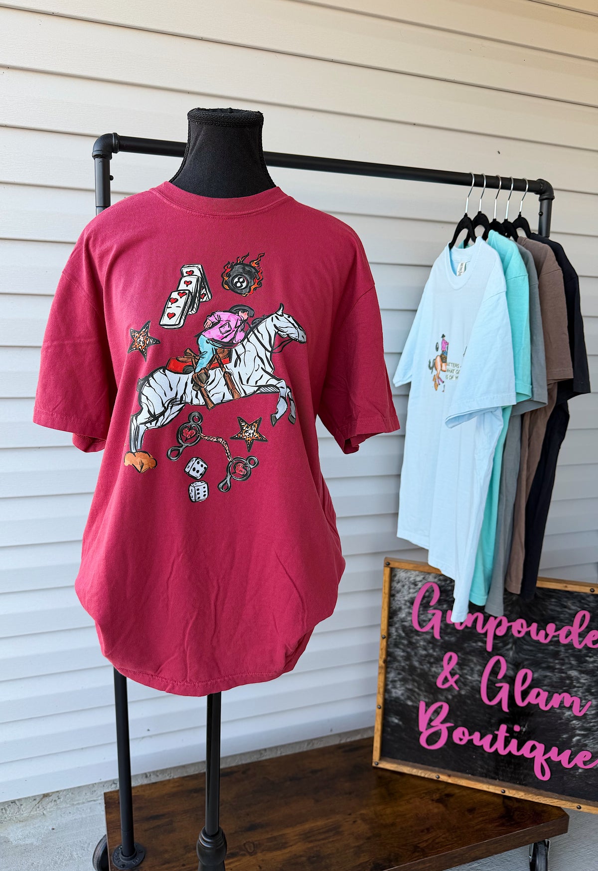Wild Card Cowboy COMFORT COLORS TEE