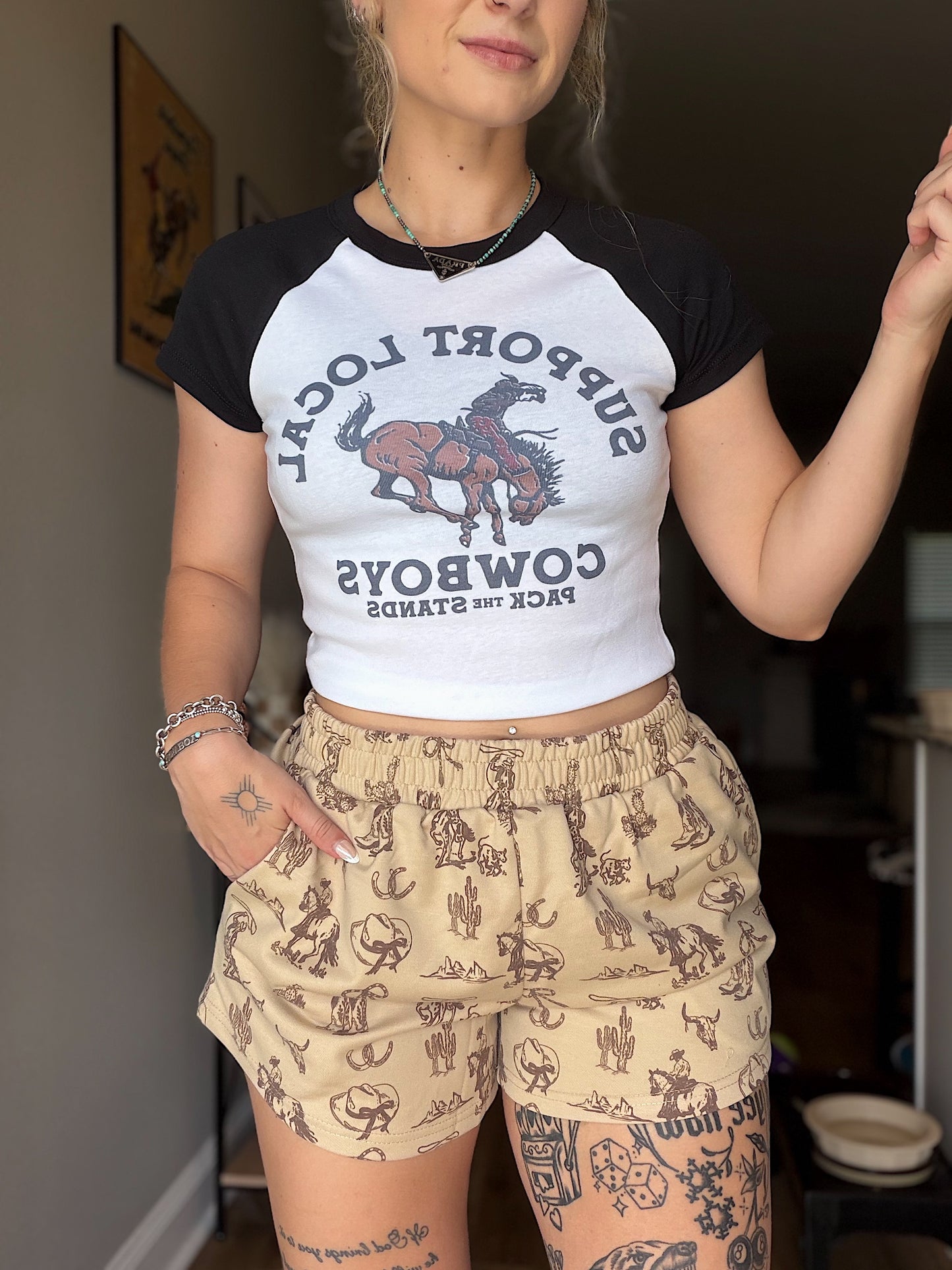 Cowboy Country Lounge Shorts