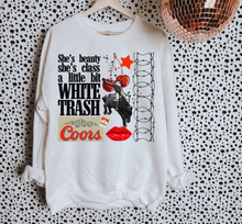 Load image into Gallery viewer, White Trash TEE or CREWNECK
