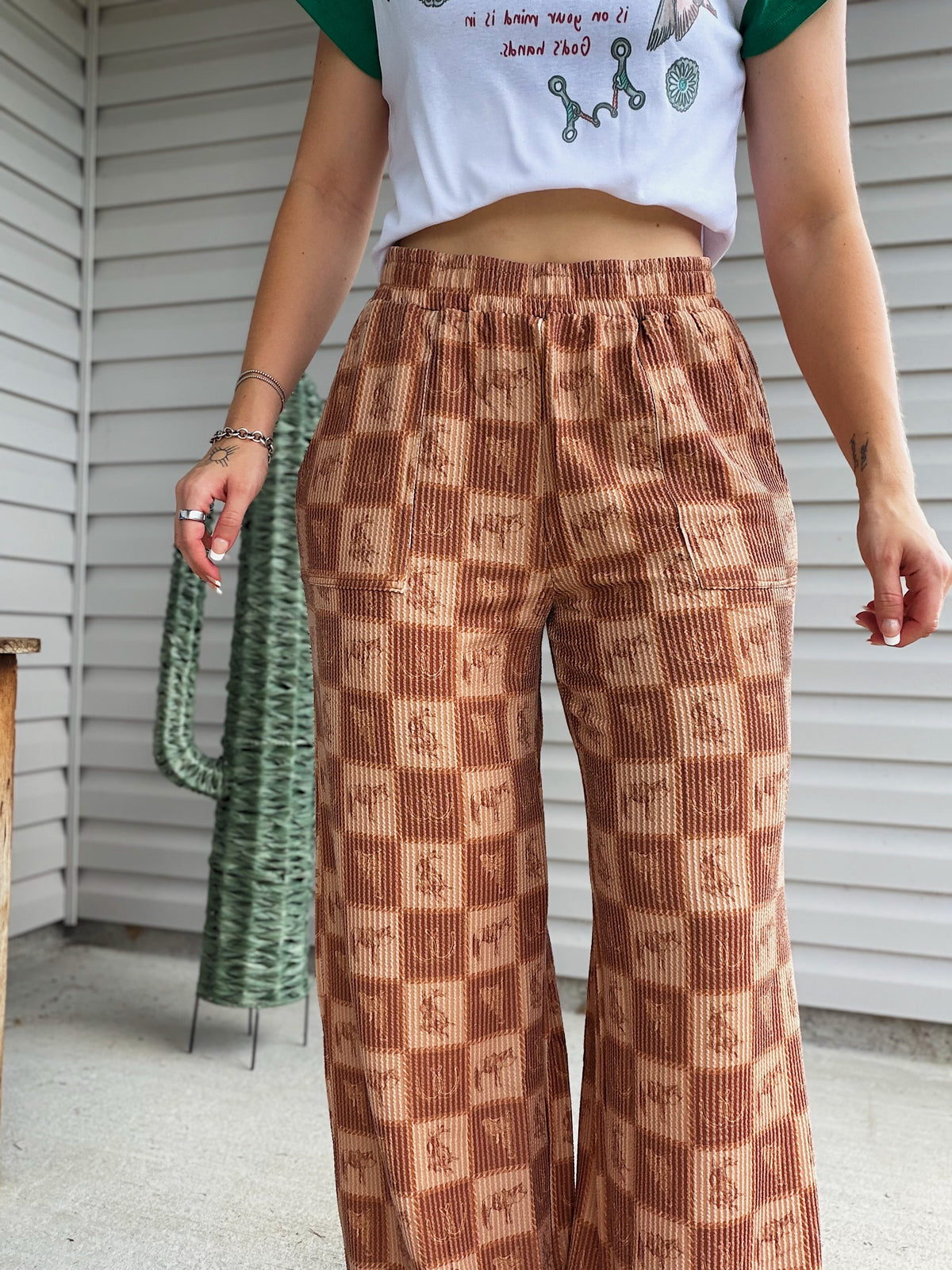 The Cowboy Check Pants