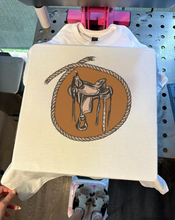 Load image into Gallery viewer, Saddle Up TEE or CREWNECK
