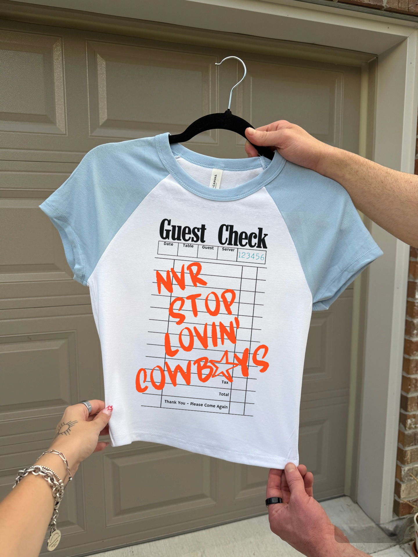 Nvr Stop Lovin’ Cowboys Baby Tee