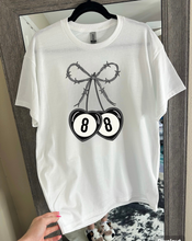 Load image into Gallery viewer, Barbed Wire Bow Tee or Crewneck

