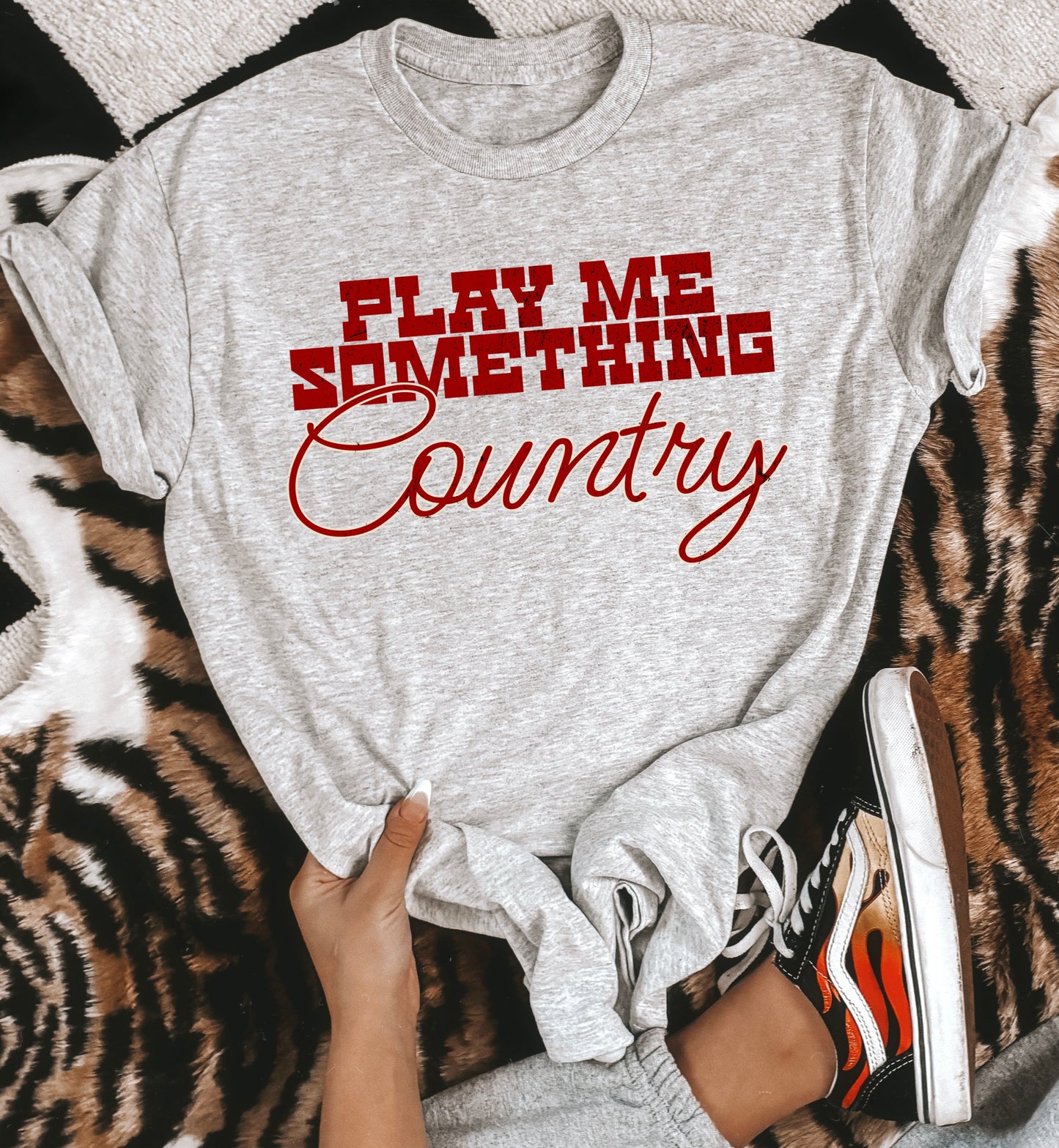 Play Me Something Country TEE or CREWNECK