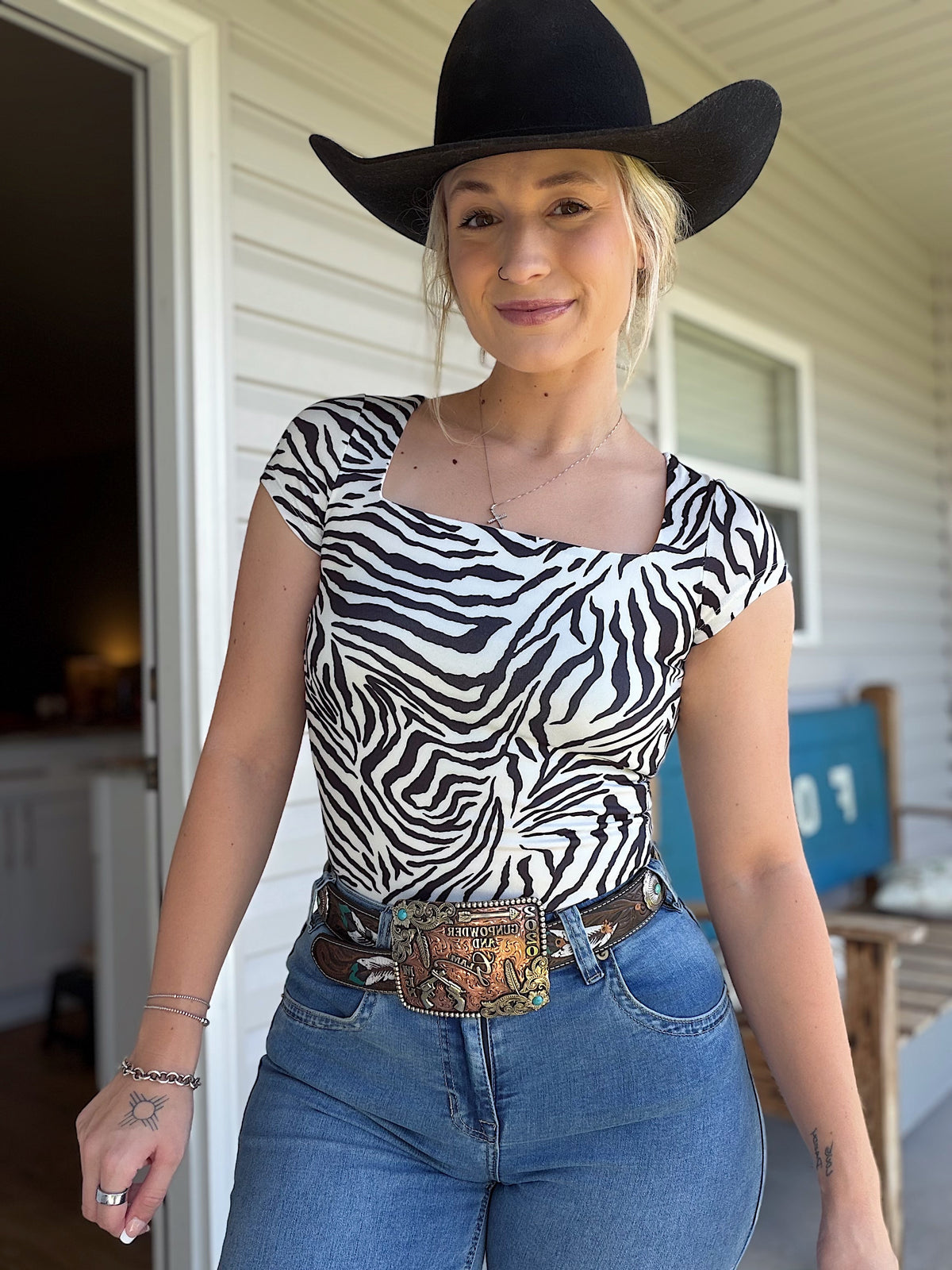 Zebra Bodysuit
