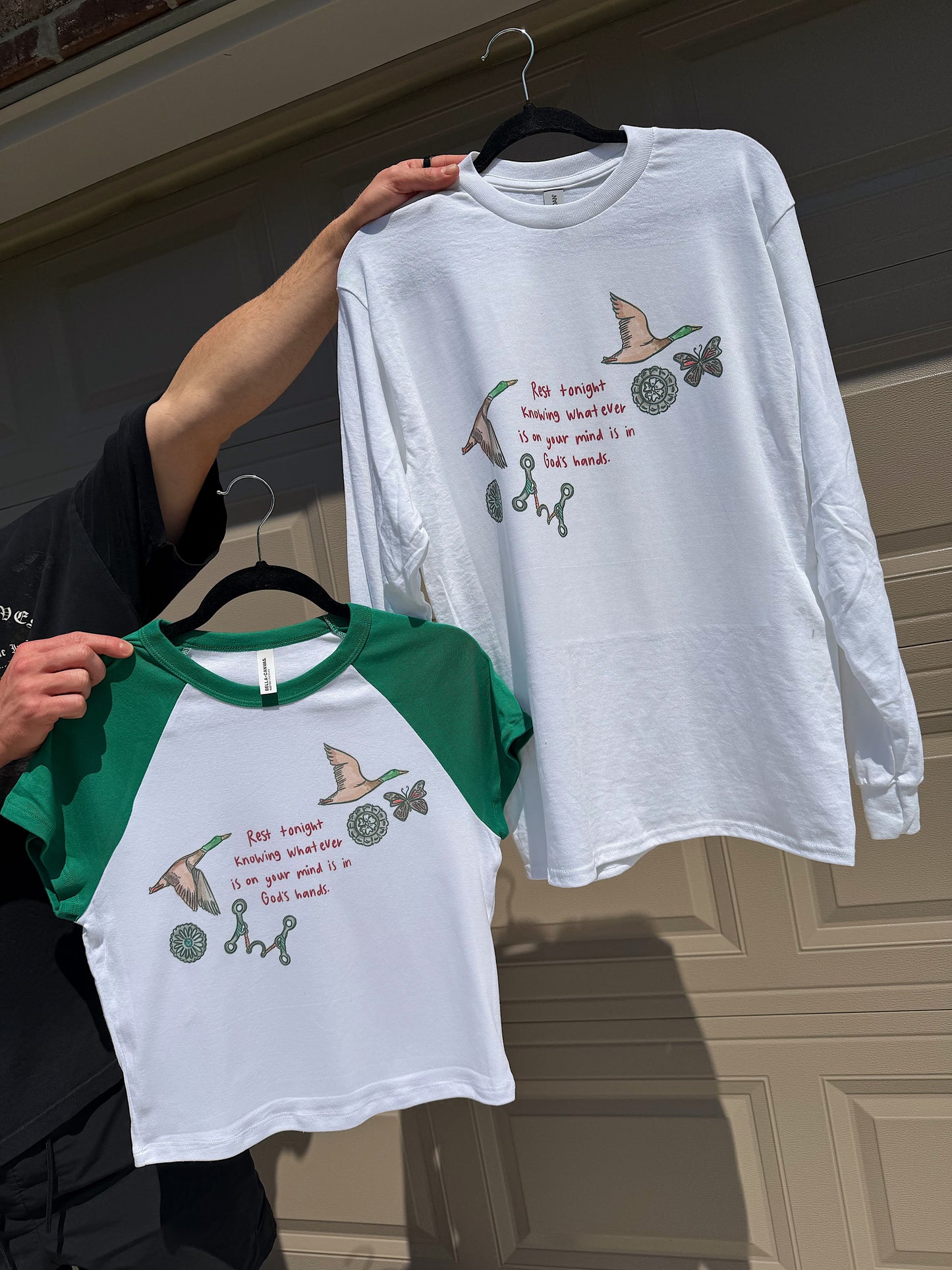 In God’s Hands Long Sleeve Tee