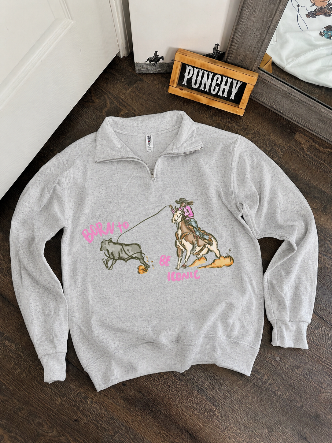 Iconic Cowgirl Quarter Zip