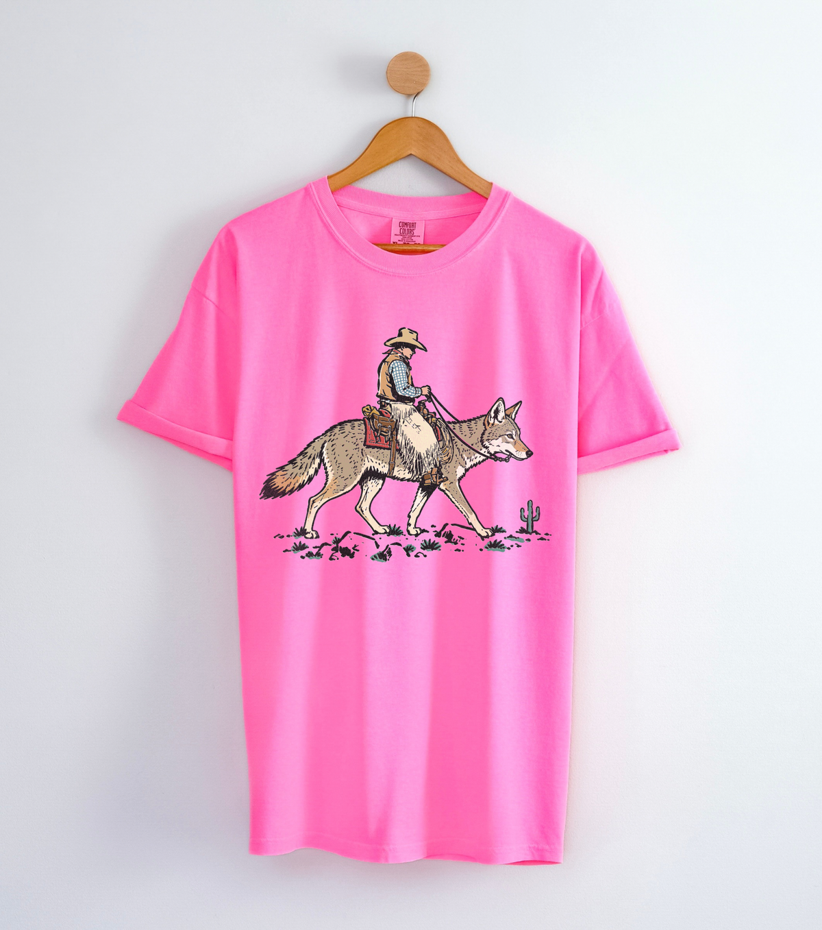 Coyote Cowboy COMFORT COLORS TEE