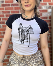 Load image into Gallery viewer, Saddle Up Baby Tee
