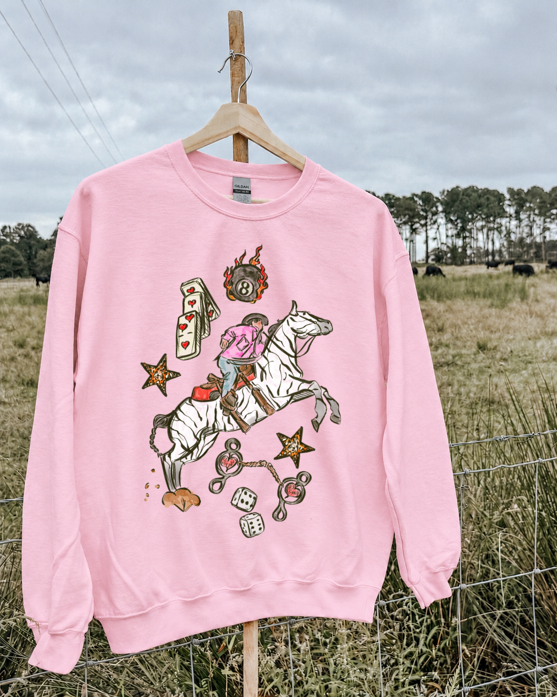 Wild Card Cowboy Crewneck