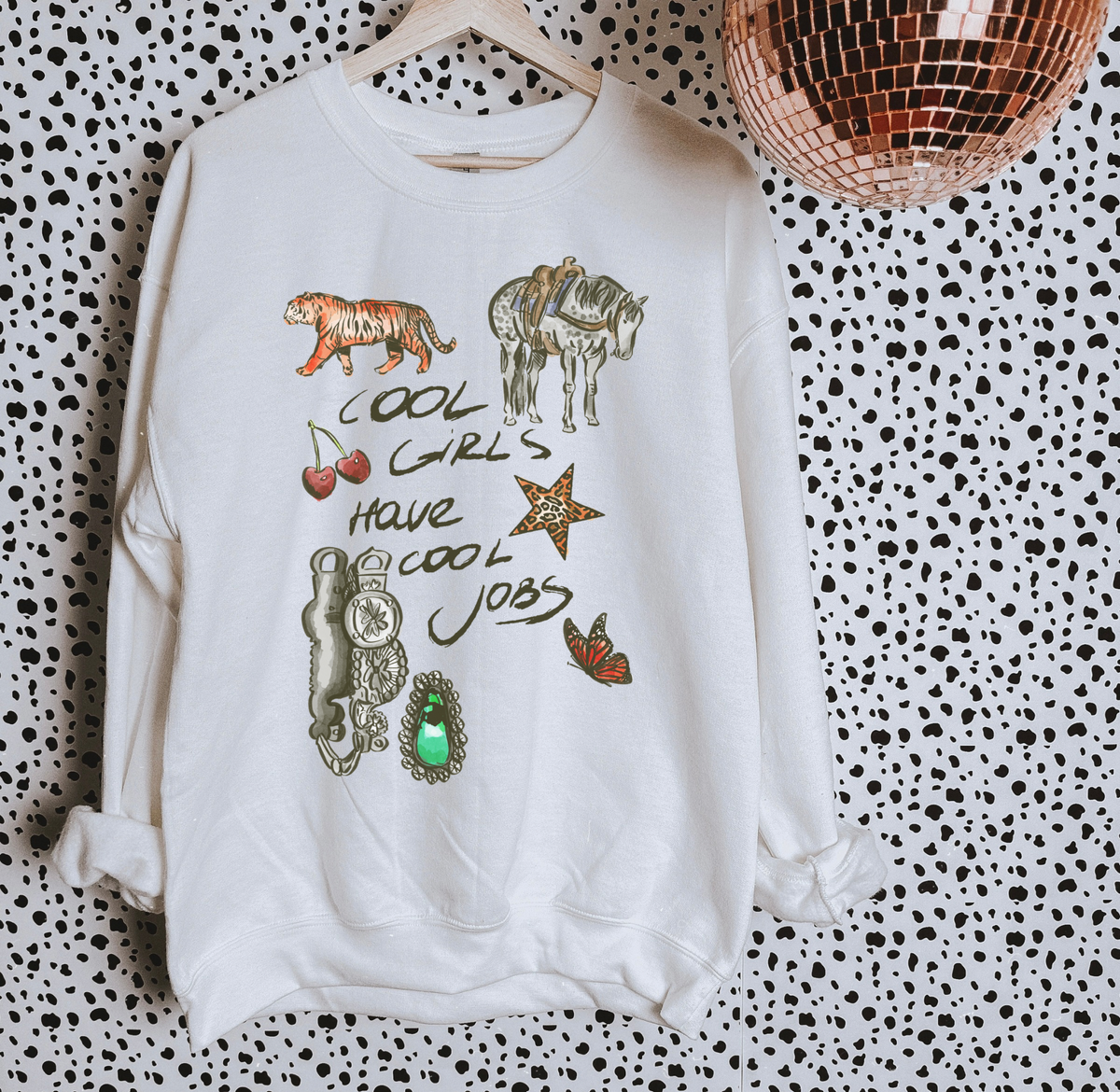 Cool Girls, Cool Jobs TEE or CREWNECK