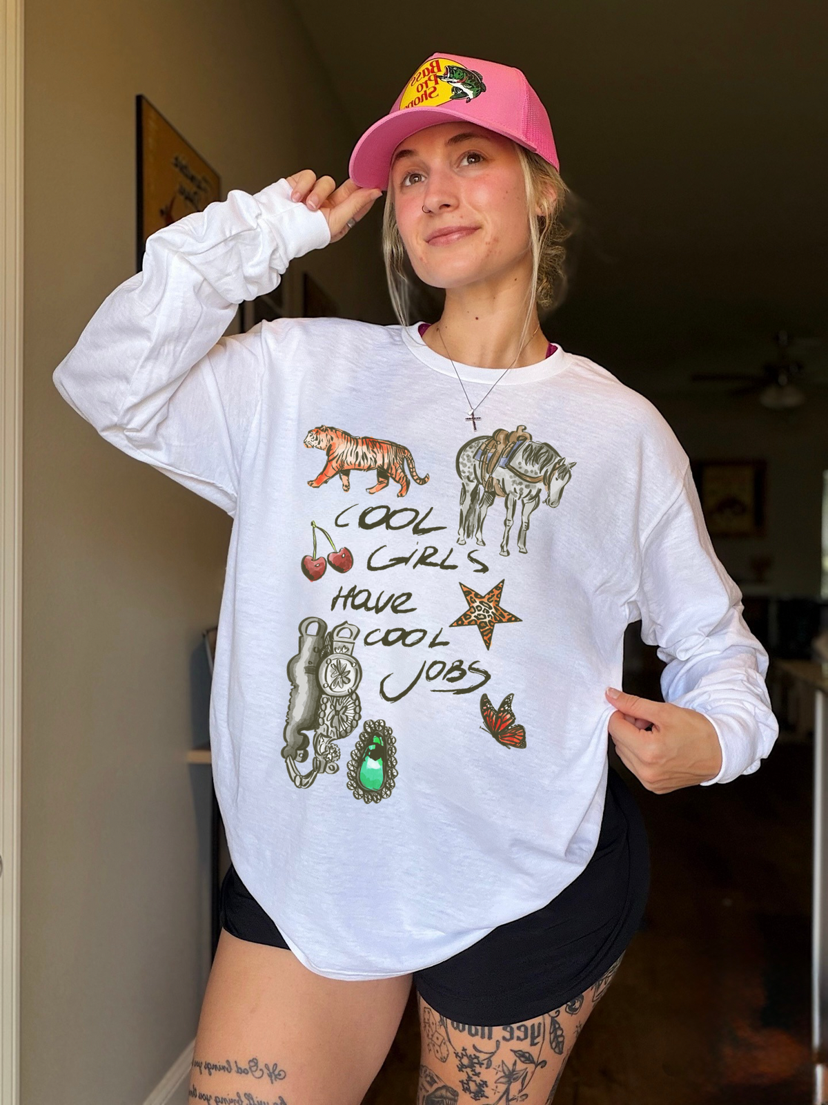 Cool Girls, Cool Jobs Long Sleeve Tee