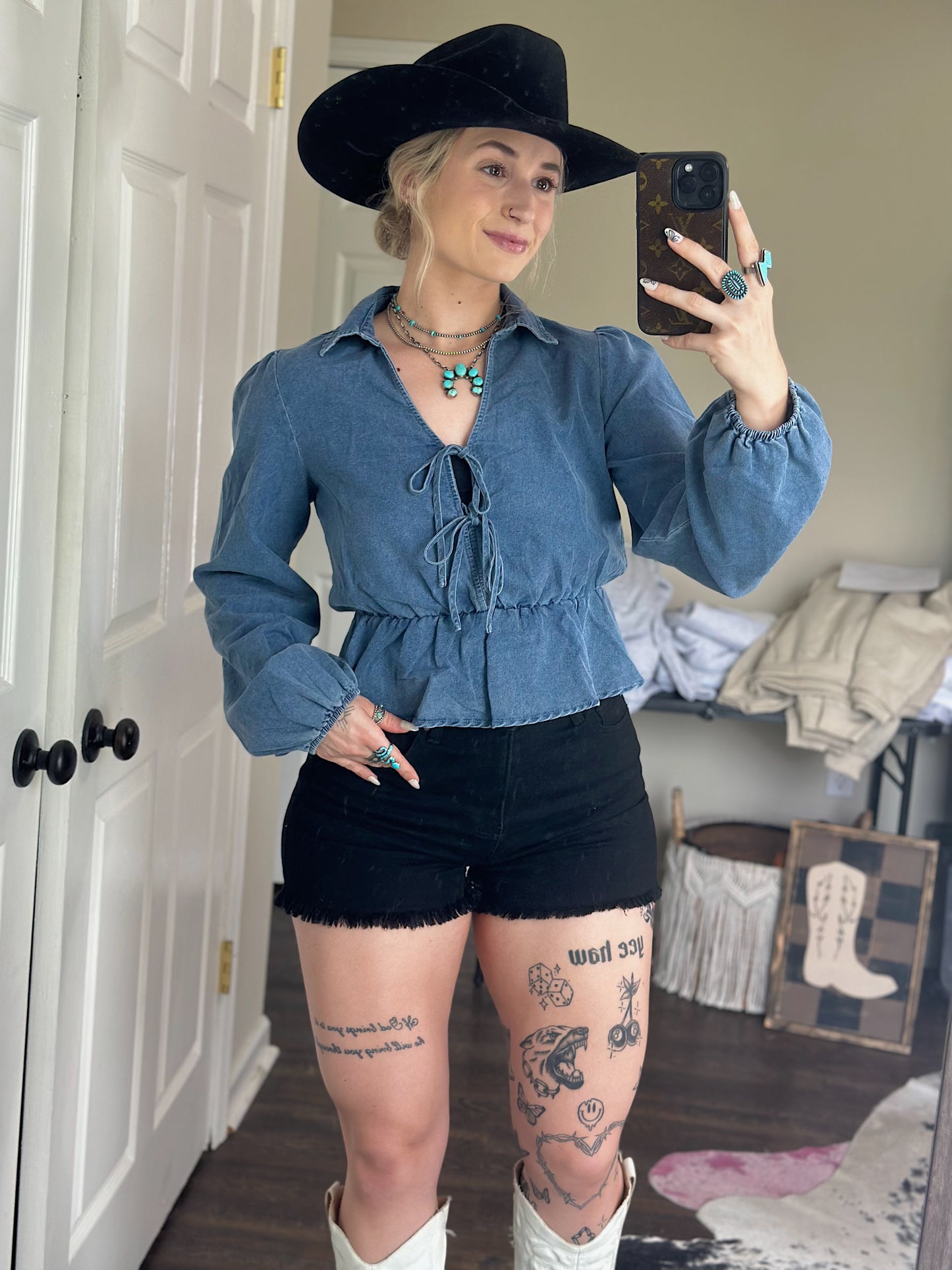 The Denim Long Sleeve
