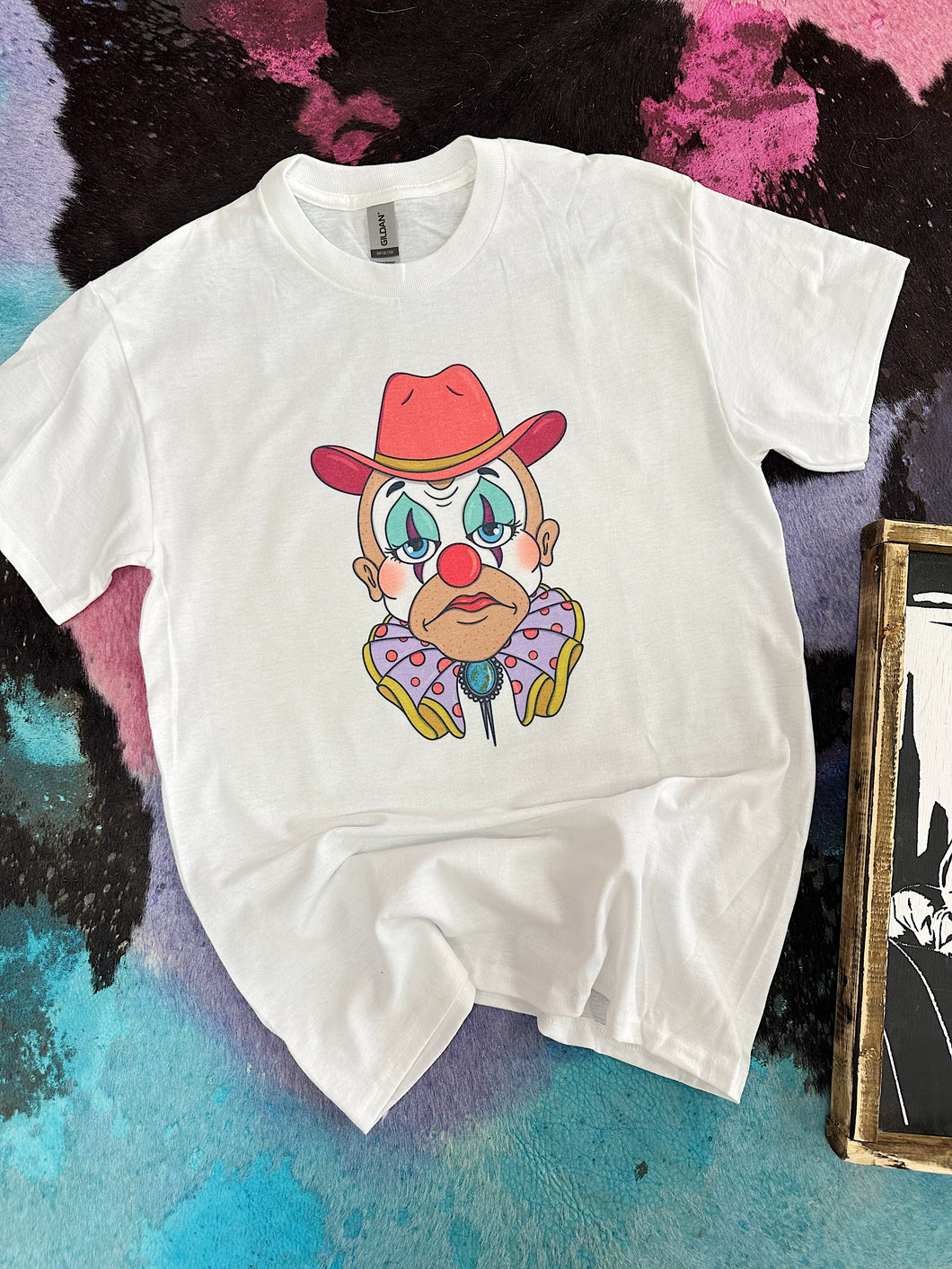 Rodeo Clown TEE or CREWNECK