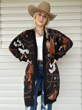 Load image into Gallery viewer, Spurs &amp; Saddles Cardigan
