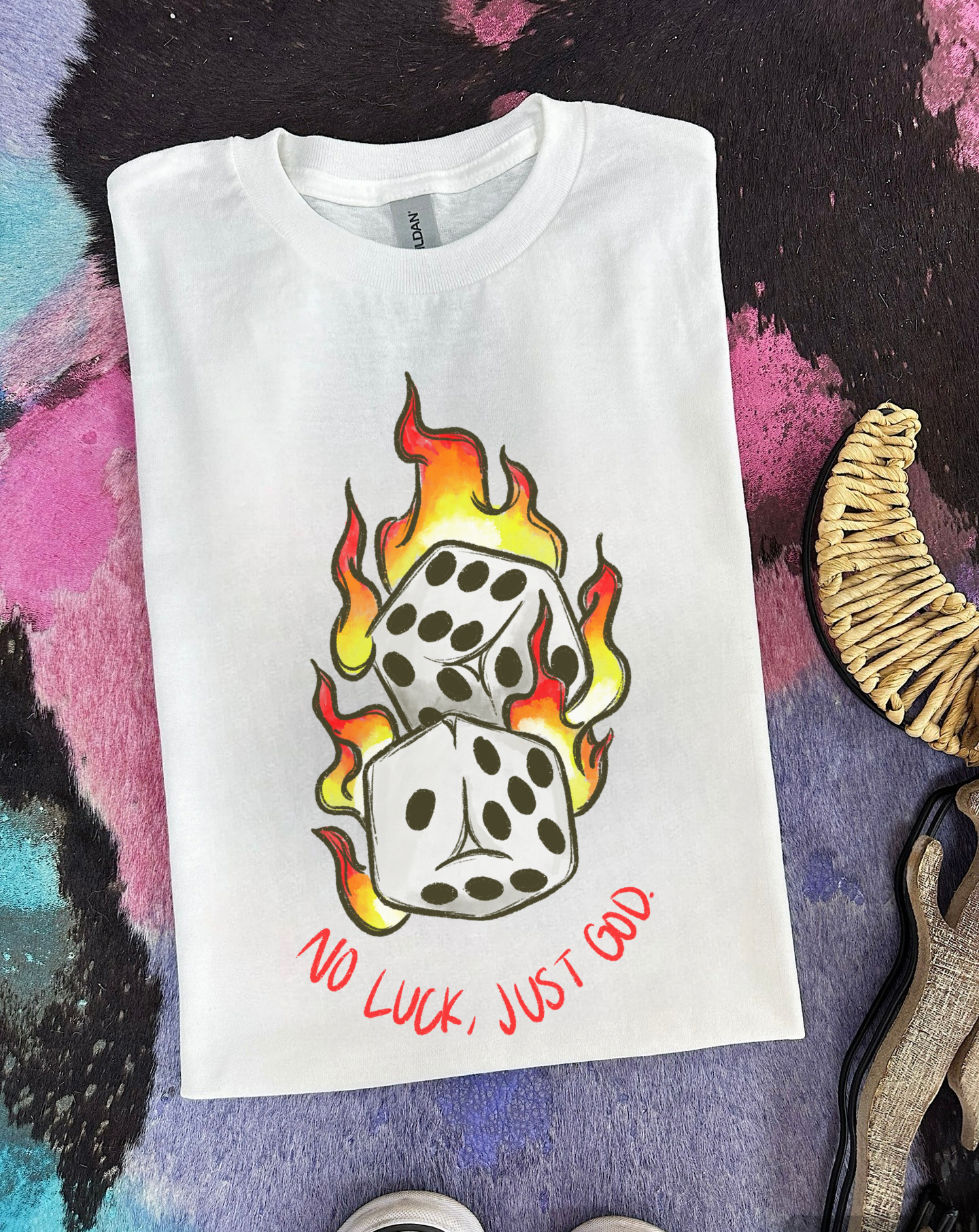 No Luck, Just God TEE or CREWNECK