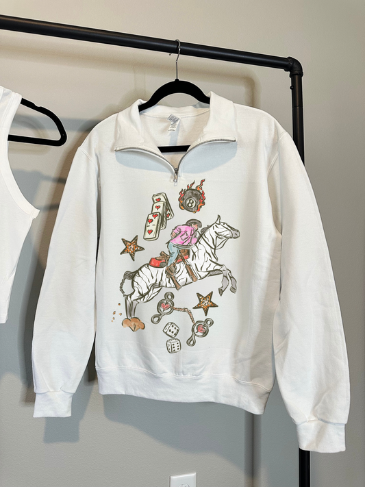 Wild Card Cowboy Quarter Zip