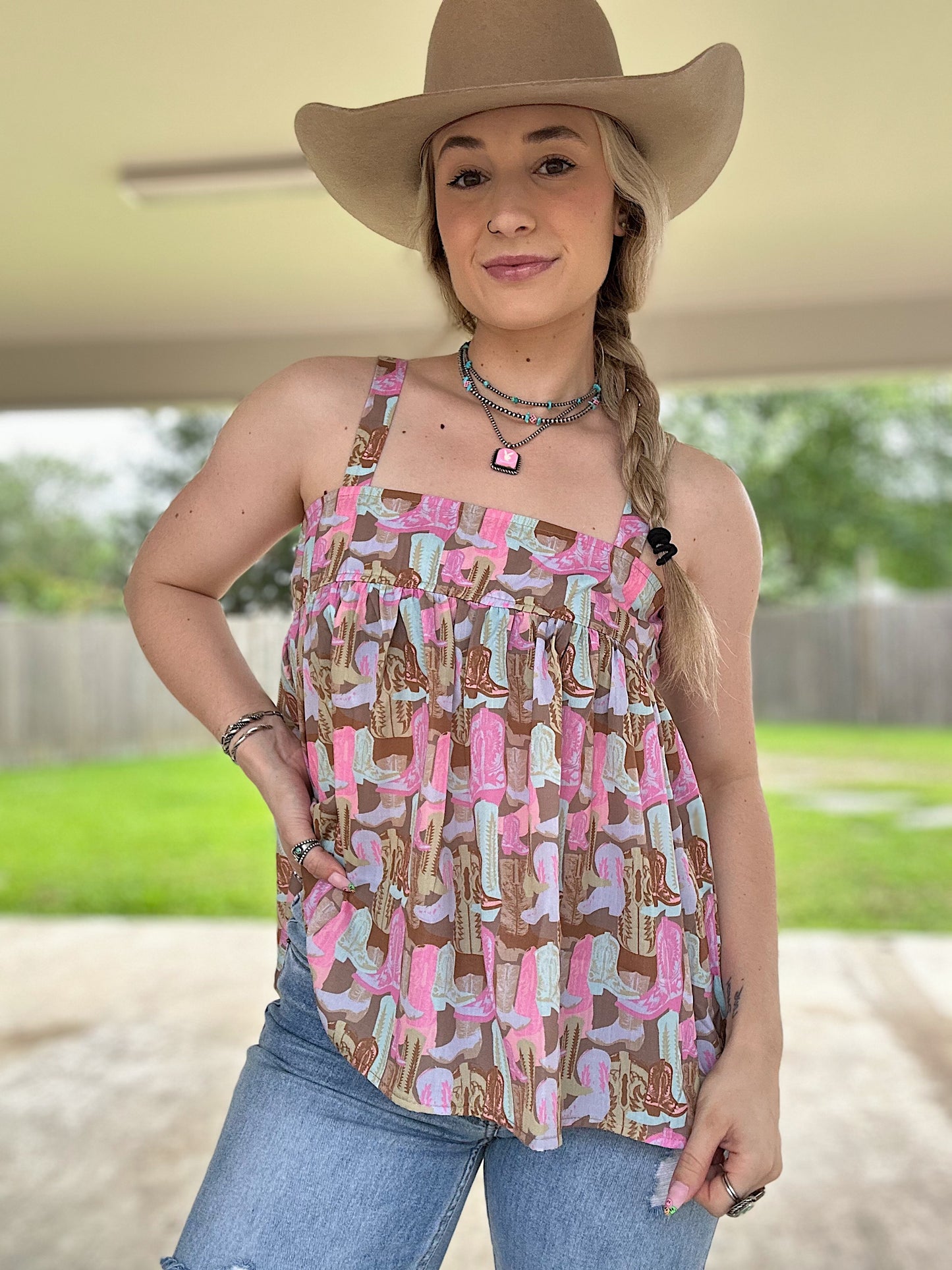The Rodeo Ruffles Tank