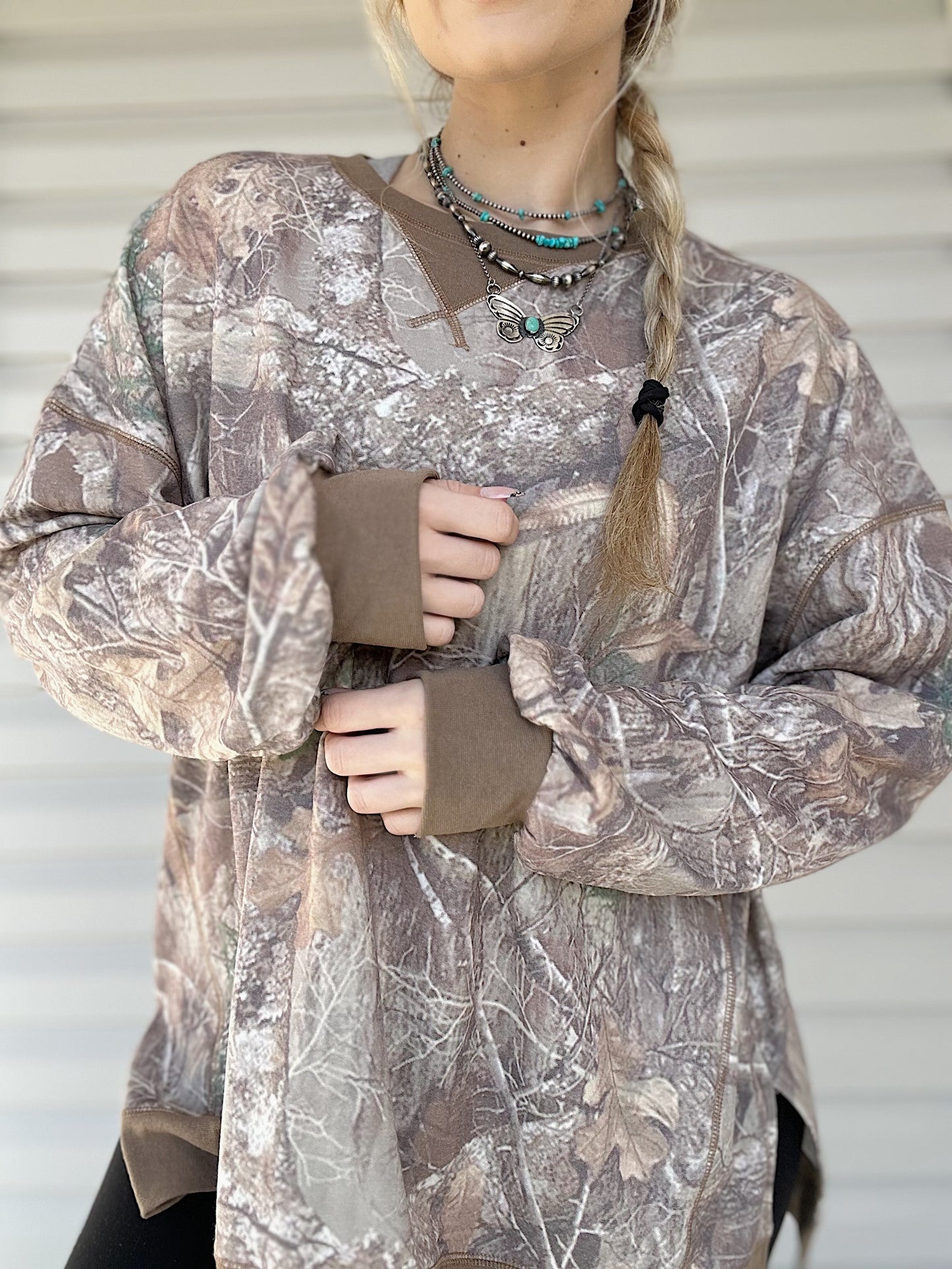 The Vintage Camo Top