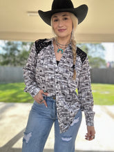 Load image into Gallery viewer, Lasso The Lace Button Down
