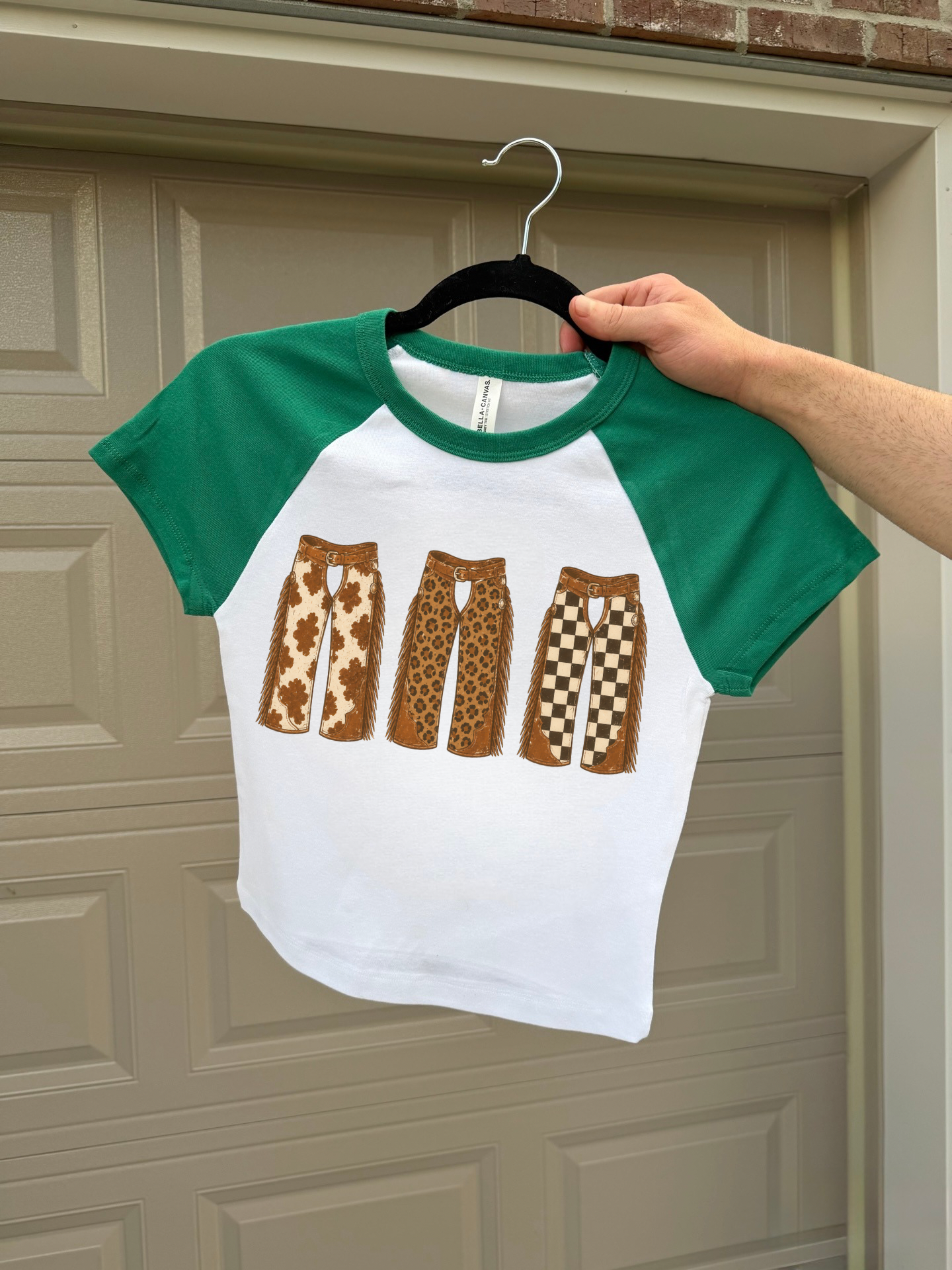 Triple Chaps Baby Tee