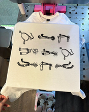 Load image into Gallery viewer, Spurs Graphic TEE or CREWNECK
