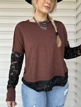Load image into Gallery viewer, Lace Layered Long Sleeve
