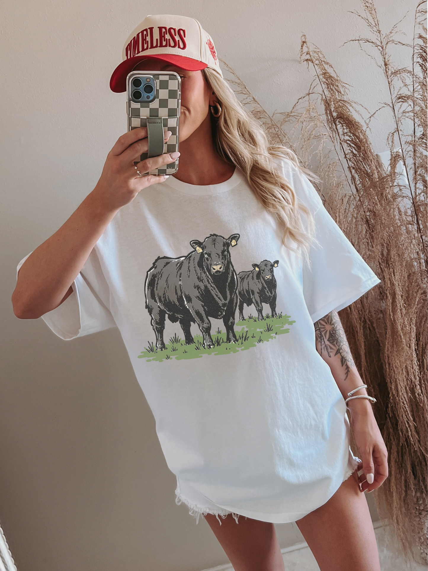 Angus Cow TEE or CREWNECK