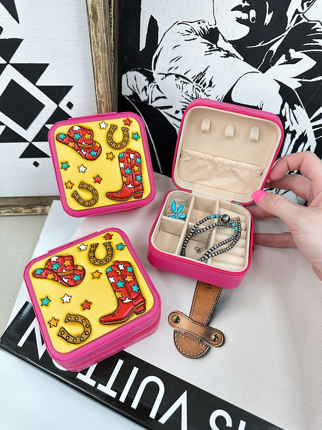 The Cowgirl Travel Jewelry Box