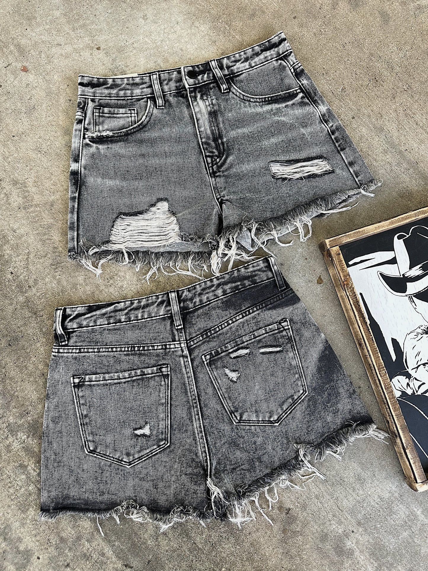 The Smokey Denim Shorts