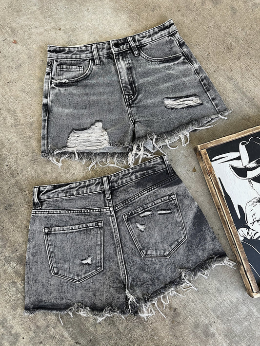 The Smokey Denim Shorts