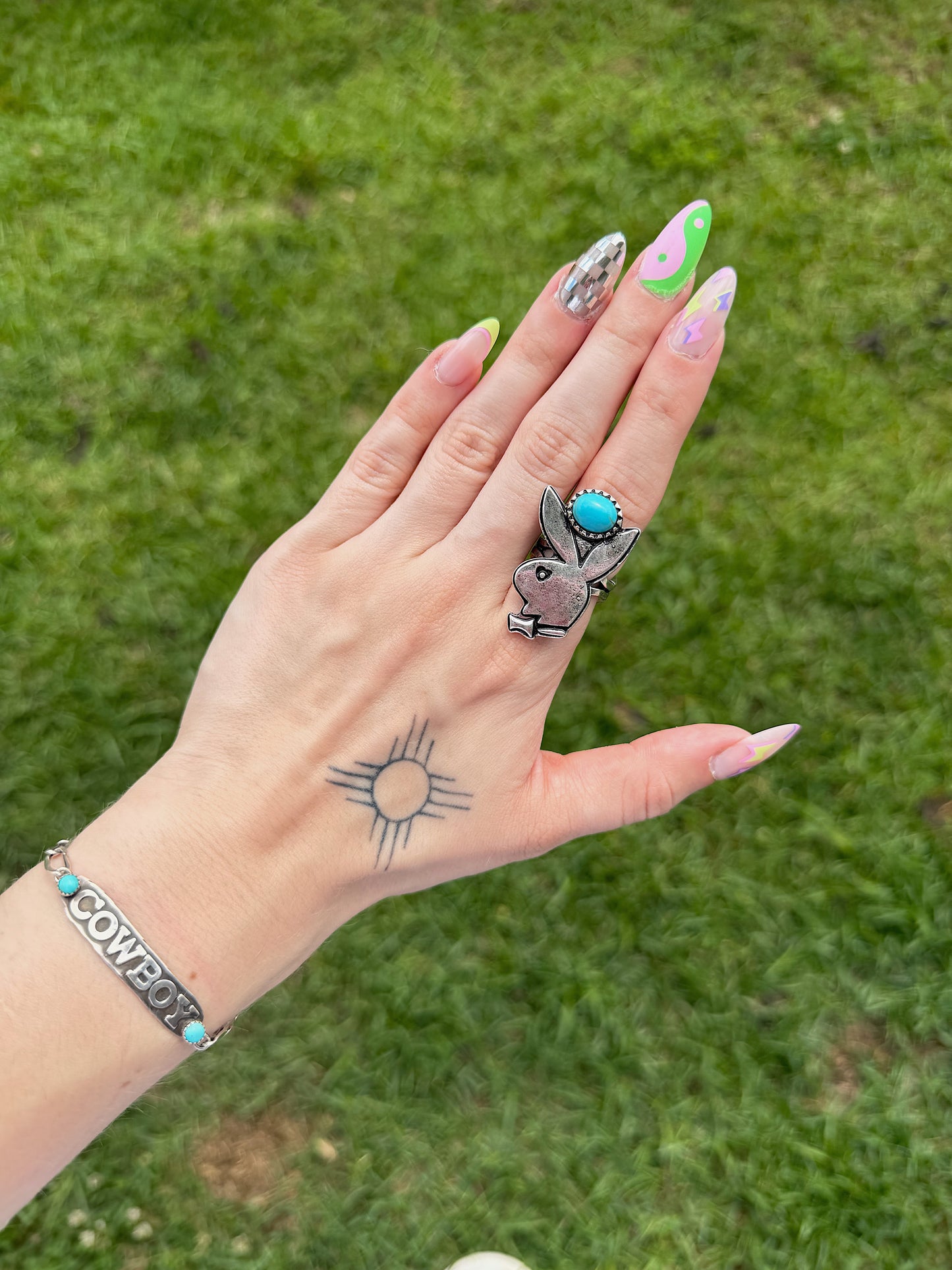 Turquoise Bunny Ring
