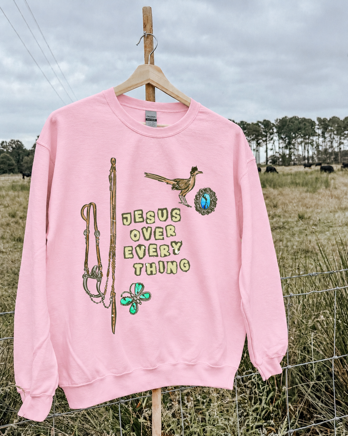 Jesus Over Everything Crewneck