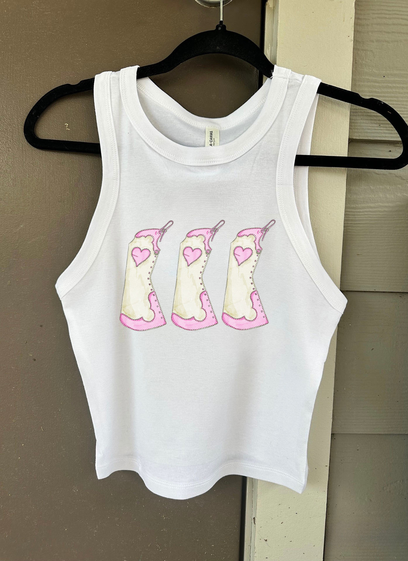 Sweetheart Chaps Cropped Tank